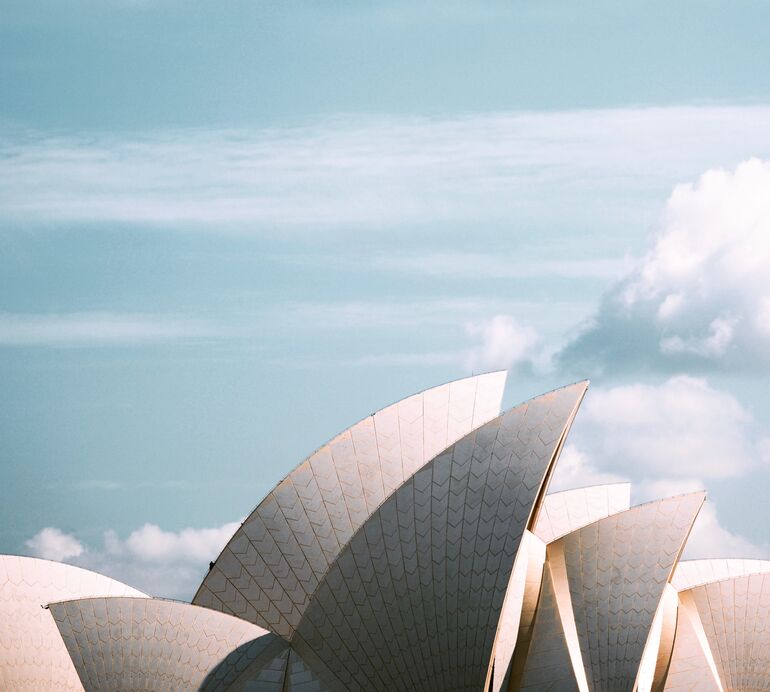 Close up of the Sydney Opera House roof - Cookiebot