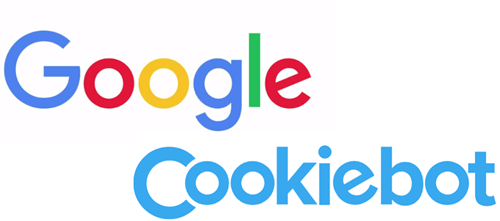 Google & Cookiebot Logo - Cookiebot