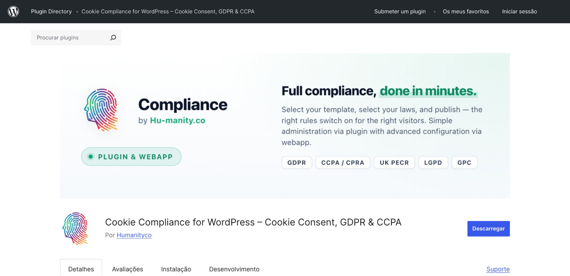 Cookie Compliance for WordPress