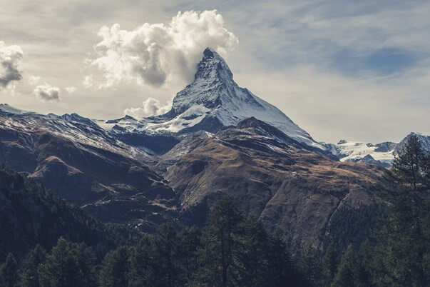 Snow capped mountain - Cookiebot