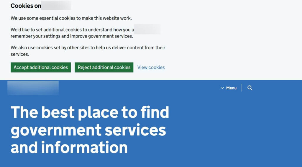 A Government Website