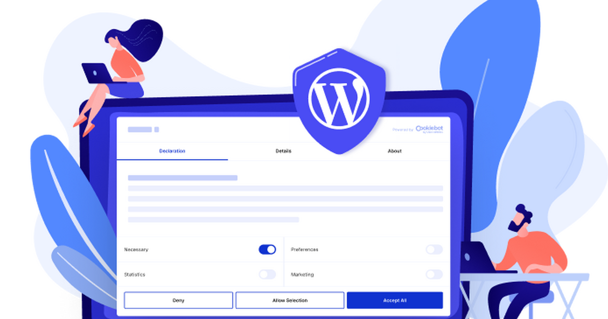 Plugin de Cookies para WordPress gratuito Cookiebot CMP