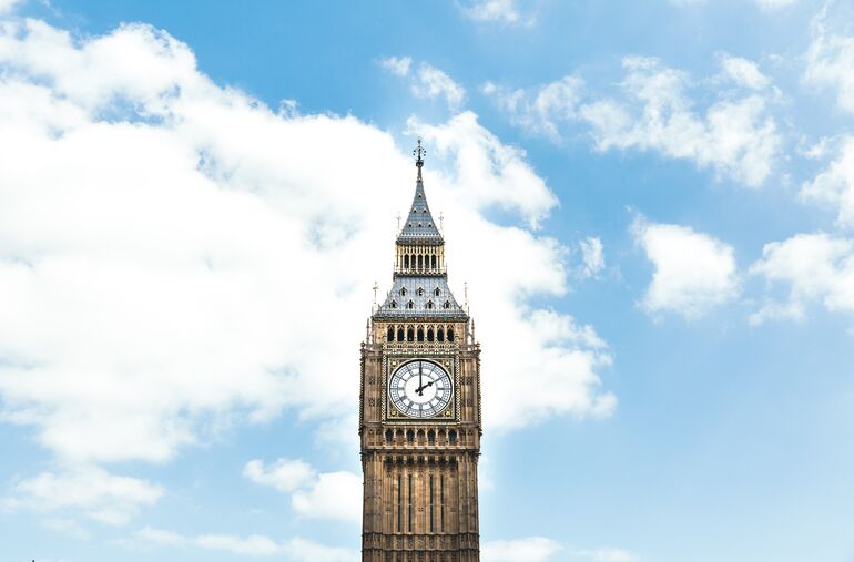 Big Ben clock face in London - Cookiebot