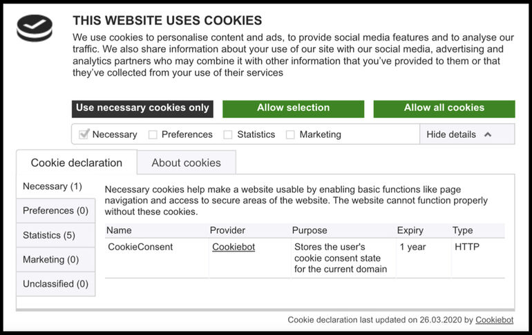 Gdpr And Cookie Consent Compliant Cookie Use