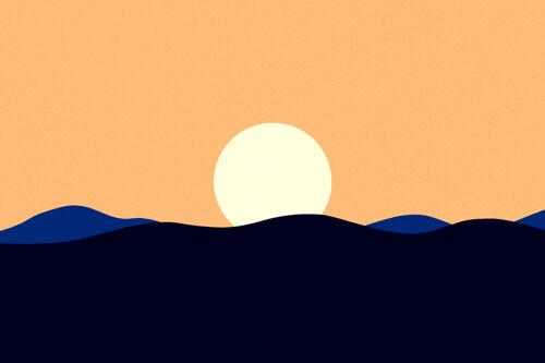 Sun over sea with waves - Cookiebot